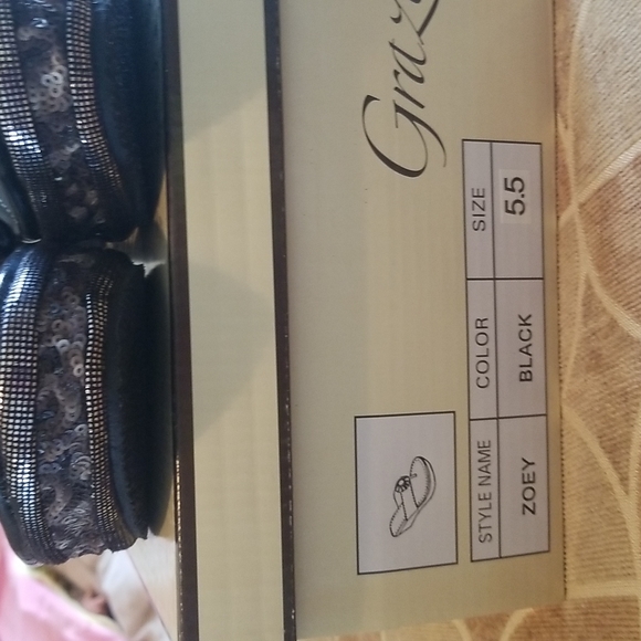 Grazie Shoes Nwb Grazie Zoey Jeweled Thong Wedge Sandal 55 Poshmark